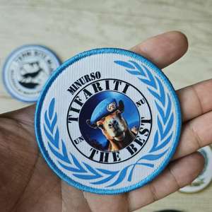 แผ่นปะติดเสื้อแบบรีดติดลายทหาร ปักลายตามสั่ง ป้ายสติกเกอร์แบบสั่งทำ - Product Image 3