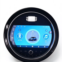 Layar Sentuh Android 9.7-inci untuk BMW New MINI R56 R60 2007-2010, Pemutar Multimedia Mobil Layar Bundar Besar, Sistem Kontrol Pusat, Plug and Play