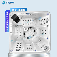 Spa extérieur écologique pour 5 personnes, qualité spa moderne, 40HQ, fabricant chinois et européen pour projets de vente en gros