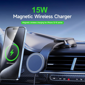 <span class=keywords><strong>Cargador</strong></span> rápido inalámbrico para coche, soporte para teléfono, parabrisas, soporte magnético para tablero de coche para <span class=keywords><strong>iPhone</strong></span> 16 15 14 13 12 Pro <span class=keywords><strong>Plus</strong></span> Max - Product Image 2