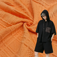Tissu extensible jacquard tricoté texturé à motif écossais, directement de l'usine, vente en gros, articles prêts à l'emploi, plusieurs couleurs disponibles