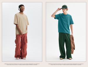 High Quality Custom Logo Heavyweight 100% Cotton Men's <b>T</b>-<b>Shirts</b> Fashion Luxury Printed Embroidery Group Uniform <b>Shirts</b> for Men - Product Image 3