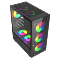 Gabinetes de PC para Juegos de Alta Calidad y Muy Populares, Gabinetes de Vidrio Templado para PC de Escritorio, Gabinetes ITX, Torres ATX, Torres para CPU