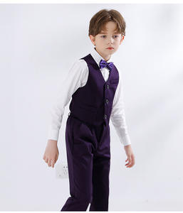 <strong>Boys</strong> Vest Kids <strong>Boys</strong> Gentleman Formal <strong>Suit</strong> Prince Vest <strong>Waistcoat</strong> Pageant Wedding Party Jacket Coat Performance Costumes - Product Image 3