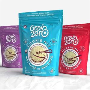 Portable package <b>bag</b> Custom Security <b>Zipper</b> <b>Bags</b> with Gravure Printing for candy peanut cookie food grade mylar Packaging - Product Image 5