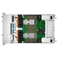 Serveur Dell R670 1U en rack, double socket, 32 DIMM DDR5, PCIe 5.0 E3.S NVMe pour la virtualisation de centre de données, la base de données cloud