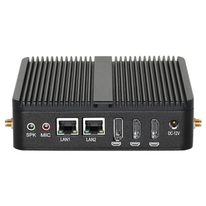 XCY Industrial Fanless Mini PC Celeron J6412 8GB DDR4 M.<strong>2</strong> NVMe SSD <strong>2</strong> COM RS232 <strong>2</strong> GbE LAN 3 Display 4 <strong>USB</strong> <strong>Computer</strong> - Product Image 4