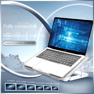 Nuoxi S200C Coussin de refroidissement pour ordinateur <span class=keywords><strong>portable</strong></span> <span class=keywords><strong>Base</strong></span> de radiateur Cadre de dissipation thermique avec ventilateur silencieux Compatible avec les ordinateurs portables 14 et 15.6 pouces - Product Image 4