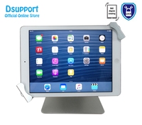Support antivol pour tablette PC de 10,1 à 13 pouces, support de bureau universel pour tablette PC, entièrement articulé, antivol, avec verrouillage, en métal