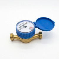 Medidor de Agua Mecánico de Latón Ruiyang, de Venta Caliente, de Chorro Único, para Uso Residencial, Frío/Caliente