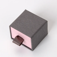 Boîte à tiroir en papier personnalisée de haute qualité en gros avec laminage mat et doublure en éponge pour l'emballage de montres