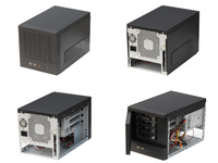 Serveur de stockage en réseau NAS Mini ITX avec baie de disque dur 3,5 pouces à échange à chaud, 4 pièces, OEM ODM personnalisé, ordinateur PC IPFS