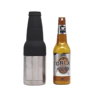 12 oz 3 in 1 Bottle Can Vacuum Insulated Double Walled Stainless Steel Holder Beer Bottle Can Cooler With Beer Opener