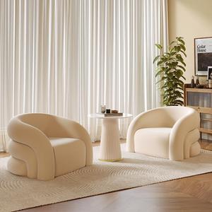 Nordic <span class=keywords><strong>divano</strong></span> singolo sedia Design moderno creativo con luce di lusso per il tempo libero per il soggiorno tavolo da incontro in stile Internet celebrità - Product Image 2