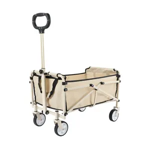 Chinese Fabricage Multifunctionele Opvouwbare Opvouwbare Trolley Voor Buiten Opvouwbare Strandkampeerwagen