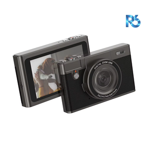 Caméra Vlog avec zoom numérique 16X, vidéo 4K, écran tactile 4,0 pouces, détection de visage et capture de sourire - Product Image 3