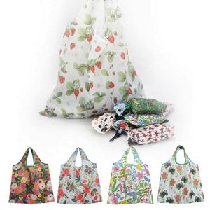 Sacs de courses réutilisables en polyester 900D écologiques, pochettes pliables pour l'épicerie en gros avec motif géométrique, nylon imprimé sur mesure - Product Image 2