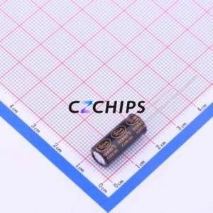 Condensateur électrolytique en aluminium à montage traversant RXW471M1EBK-0820, D8xL20mm 470uF 20% 25V 995mA-100kHz - Product Image 2