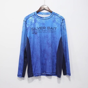 Ropa Deportiva Ecológica y Sostenible de RPET, Camisetas de Pesca para Hombre de Manga Larga con Protección Solar, Hechas de Poliéster Reciclado y Spandex - Product Image 1