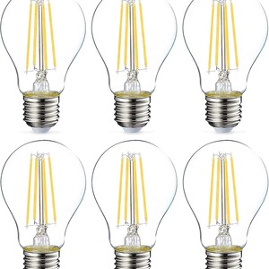 Trong Kho bán buôn A60 E27 7 Wát 820lm 2700K tiết kiệm năng lượng Edison Glass <span class=keywords><strong>Filament</strong></span> <span class=keywords><strong>Led</strong></span> <span class=keywords><strong>Bulb</strong></span> Light Home cửa hàng - Product Image 2