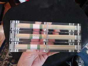 亚克力大钞框钱夹银证银行票据板早期美元货币展示柜 - Product Image 6