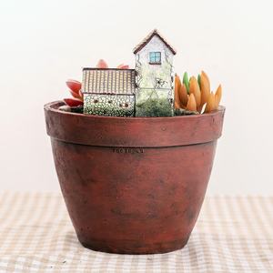 Nouveau personnalisé jardinage résine succulente bonsaï campagne Cottage multi-espace maison jardinière et jardin décor peint à la main Pots de fleurs - Product Image 3