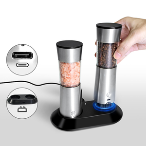 Serie 2026: Recargable por USB-C, Cuerpo de Acero Inoxidable con Mecanismo de Gravedad y Núcleos de Molienda Ajustables - Product Image 4