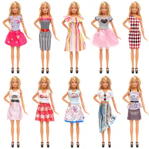 Novo design 30cm moda vestido saia acessórios, princesa vestido, boneca, roupas