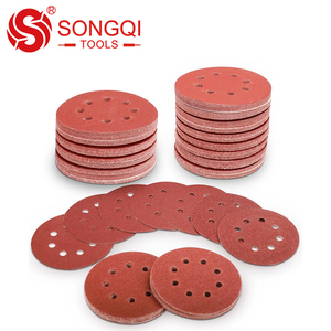 Discos de <span class=keywords><strong>lija</strong></span> 120 Grit Hook and Loop Adhesivo Papel de <span class=keywords><strong>lija</strong></span> redondo <span class=keywords><strong>para</strong></span> LIJADORA <span class=keywords><strong>ORBITAL</strong></span> aleatoria - Product Image 1