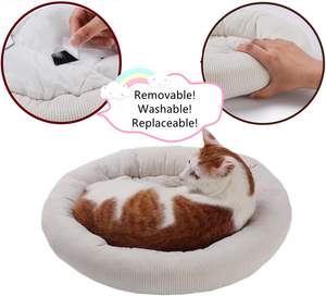 छोटे बिल्ली के पेड़ टॉवर बड़े सिसल खरोंच पोस्ट झुकाव वाले रैंप स्क्रैचर रस्सी खिलौना और कुडल बिस्तर - Product Image 3