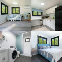 Maison mobile préfabriquée en acier léger de 30 pieds Mini maison en conteneur pliable et extensible pour 2 3 chambres à coucher pour entrepôt