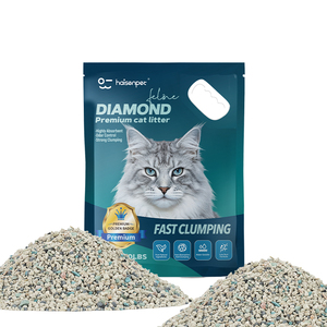 Lettiera per Gatti in Bentonite con Granuli Minerali, Altamente Assorbente, Agglomerante, a Lunga Durata, Deodorante, Produzione OEM ODM all'Ingrosso - Product Image 1