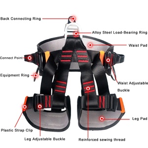 <span class=keywords><strong>Harness</strong></span> Panjat Tebing Setengah Badan Pelindung Diri Laris Manis, Peralatan Pelindung Jatuh, Perlengkapan Panjat Tebing - Product Image 5