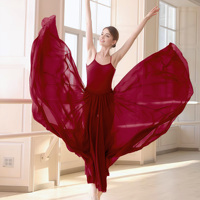 Jupe de danse orientale, jupe longue en mousseline de soie pour Halloween, jupe tribale, jupe de ballet