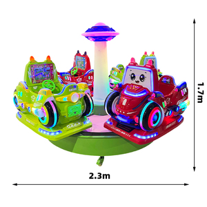 Precio de Fábrica, Carrusel Moderno para Parque de Atracciones, Ahorra Espacio, de Alta Calidad, para 4 Personas, en Venta - Product Image 4
