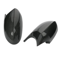 JDMotorsport88 Cubiertas de Espejos Retrovisores Laterales de Fibra de Carbono ABS Negras para BMW Serie 1 E81 E87 2007-2010