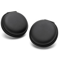 Étui de voyage pour montre unique, sans MOQ, fabriqué par le fabricant, étui à fermeture éclair pour produits électroniques 3C, rangement rembourré, rond, portable