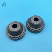 Buse conique en carbure de silicium de haute précision, résistante à l'usure, pointe de pulvérisation SiC pour systèmes industriels de contrôle des fluides et des gaz