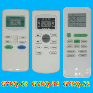 Télécommande de climatiseur Crystal Pearl Tianhong GYKQ-03, version anglaise, affichage numérique LED, code fixe - Product Image 4