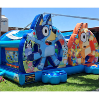 Château gonflable pour enfants certifié sûr, trampoline intérieur/extérieur, respectueux de l'environnement, protection UV, taille personnalisable, installation facile