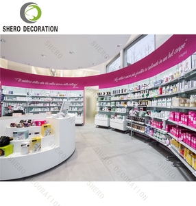 Diseño Interior Moderno para Farmacias, Exhibidores de Madera para Dispensarios, Diseño Personalizado de Mostrador de Farmacia con LED - Product Image 4