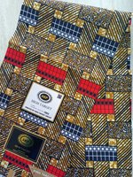 Tela estampada de Popelina, tejido liso de Hebei, 100% poliéster, satén, ligero, estampado africano, 94x60,94x60