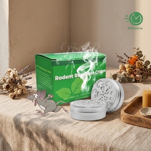Crème Répulsive Anti-Rongeurs Personnalisable avec Logo, Boîte en Fer Blanc Décorative 60g, Éloigne les Rongeurs, Respectueux des Humains - Product Image 1