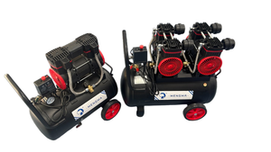 Compresseur d'air silencieux sans huile 50L 1680W*2, mini compresseur d'air portable pour atelier - Product Image 6