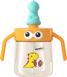 Tasse à eau anti-flatulence de l'usine OEM de Chine pour enfants Tasse à lait pour bébé avec détection de température en matériau PPSU - Product Image 3