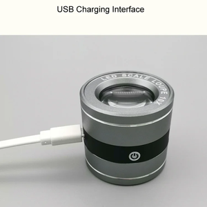 Lupa de Vidrio con Lente UV y LED de 10x Aumentos para Joyero, Monedas, Sellos y Reparación de Relojes - Product Image 2