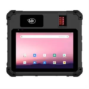 Tablette industrielle robuste Android 8 pouces 1000 Nit 4g Lte Gps Nfc Rfid Tablette lecteur Ip67 étanche Oem