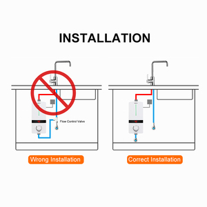 Tankless Instant Electric <b>Shower</b> Water Heater with Plastic Housing Energy-Saving Fast Heating for Hotel Household Use - Product Image 4