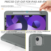 Casing Tablet Kulit PU untuk iPad Air 4/Air 5/Pro 11 Bangun Tidur Otomatis Bisnis Magnetik Dapat Disesuaikan Slot Pensil Berdiri TPU