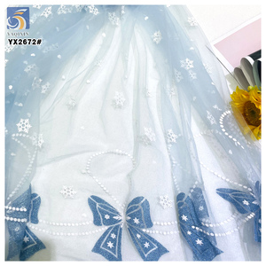 YX2672 تصميم جديد الأميرة المجمدة إلسا تول فستان أطفال قماش أزور لمعان تعويض - Product Image 4